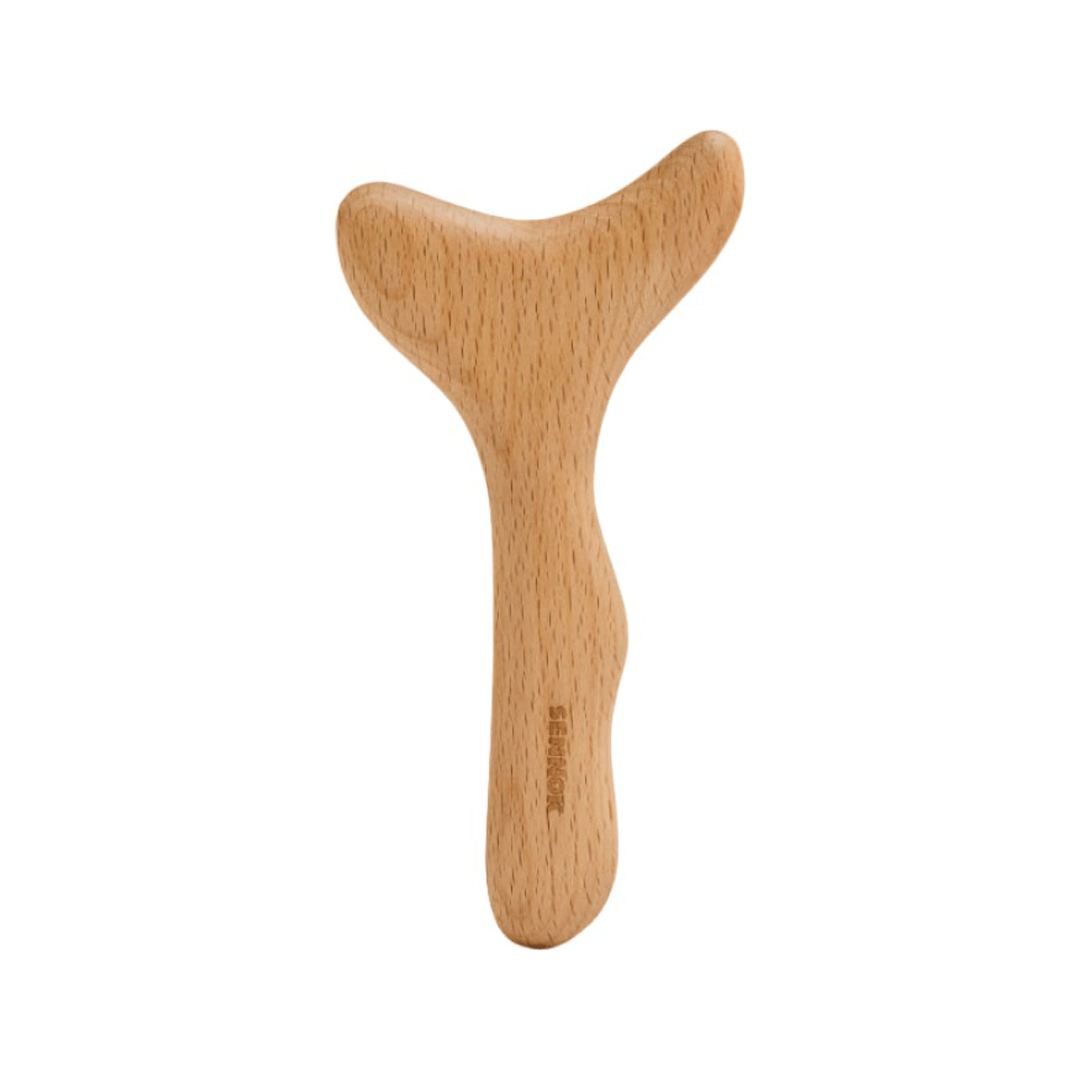 SENNOK Multi Bbul Guasha – All - Natural Beechwood Body &amp; Face Massager - Glam Global UKSENNOK