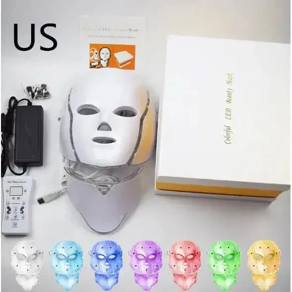 Seven Color Light Beauty Mask Instrument – Advanced LED Therapy for Radiant Skin - Glam Global UKGlam Global UK