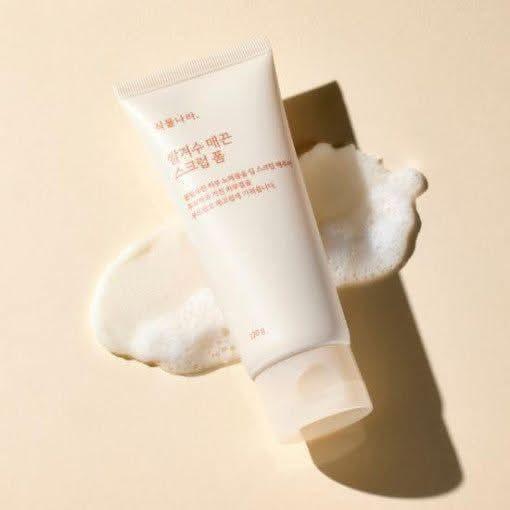 Shingmulnara Rice Bran Water Scrub Foam 120g - Glam Global UKShingmulnara