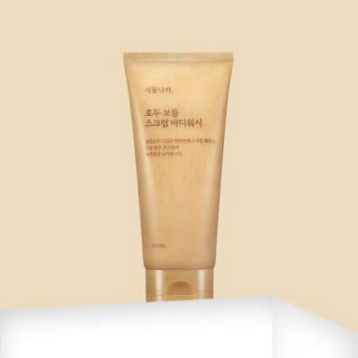 Shingmulnara Walnut Srub Body Wash 200ml - Glam Global UKShingmulnara