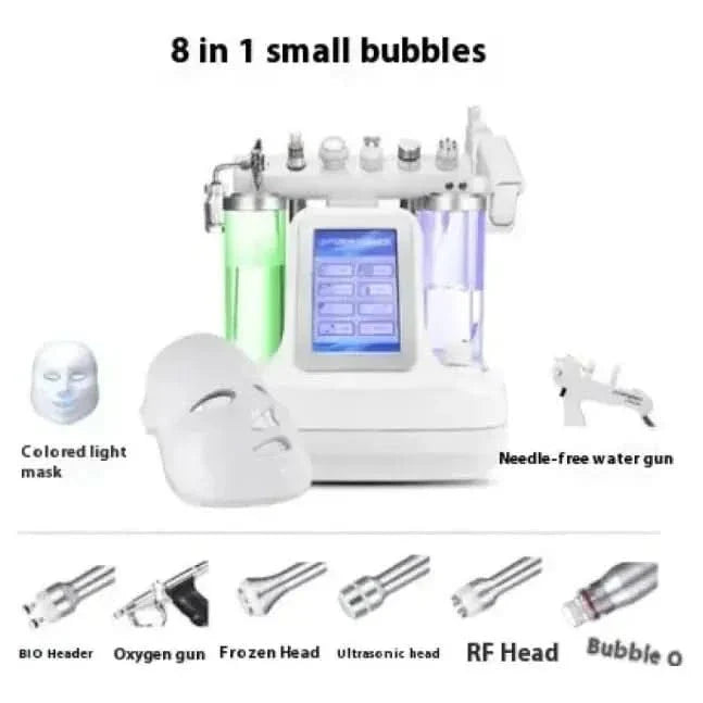 Skin Rejuvenation Mask Beauty Device Cleaner – 5 - in - 1 to 12 - in - 1 Ultrasonic &amp; Light Therapy for Glowing Skin - Glam Global UKGlam Global UK