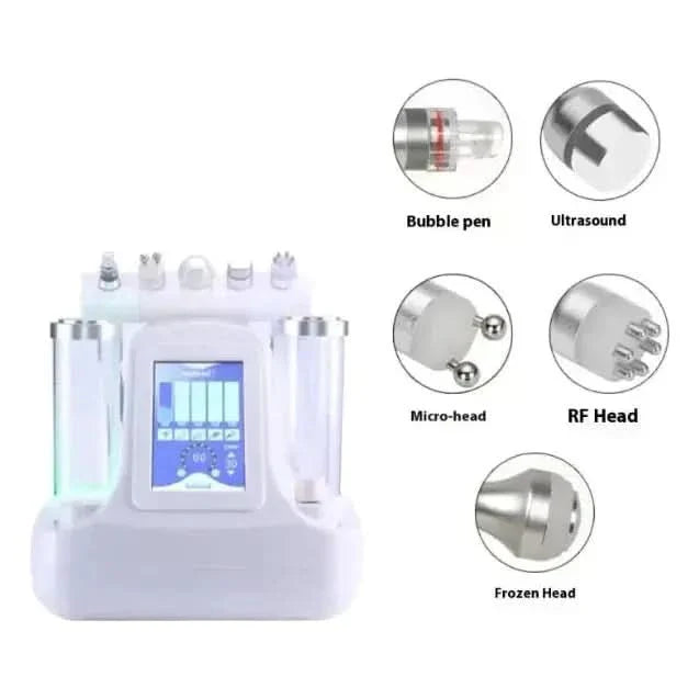 Skin Rejuvenation Mask Beauty Device Cleaner – 5 - in - 1 to 12 - in - 1 Ultrasonic &amp; Light Therapy for Glowing Skin - Glam Global UKGlam Global UK