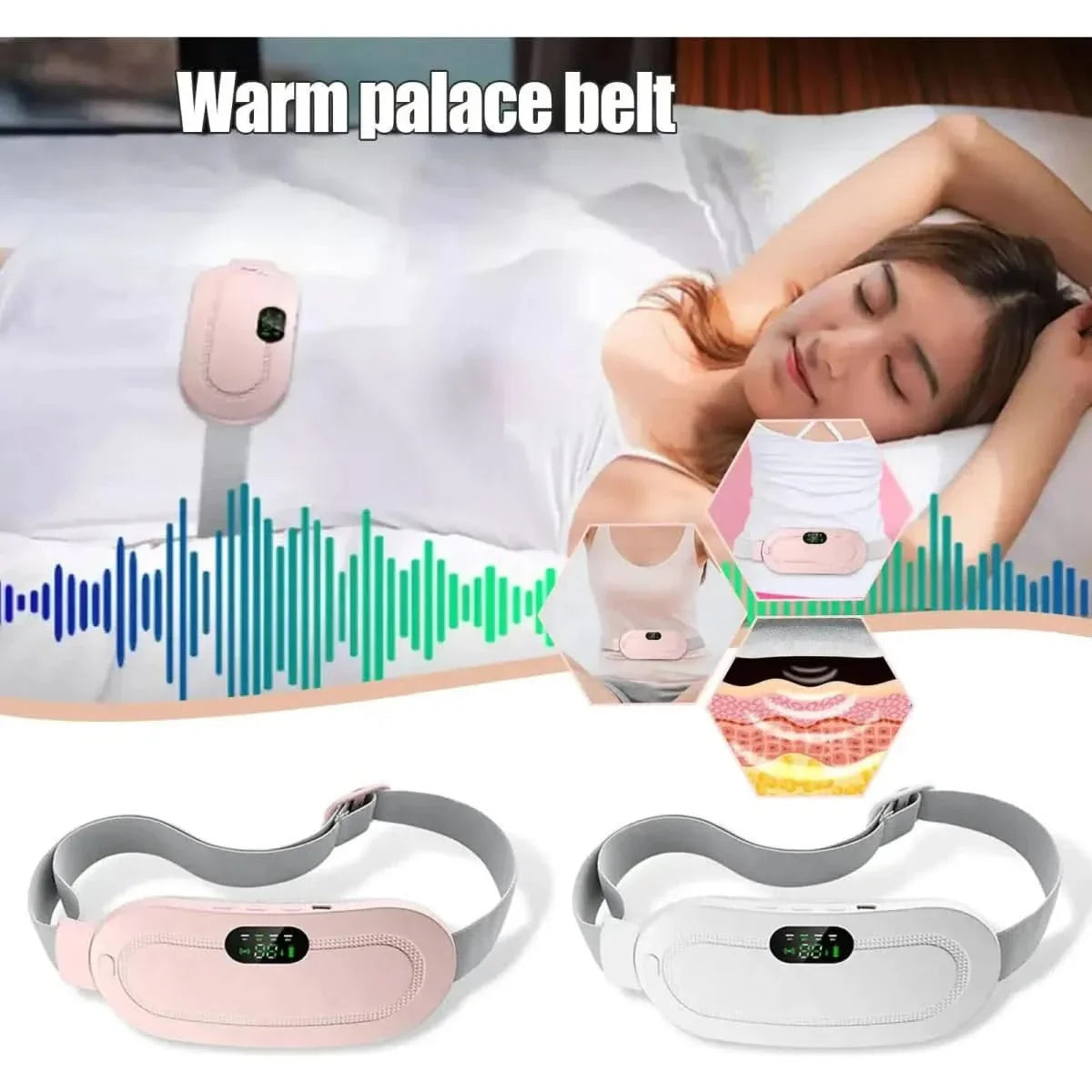 Smart Menstrual Heating Waist Belt - Glam Global UKGlam Global UK
