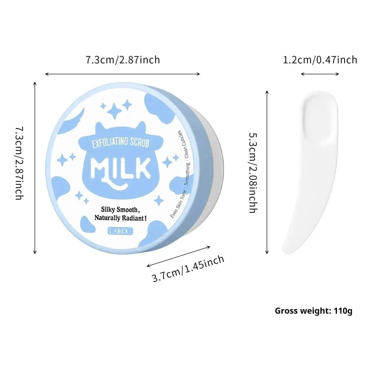 Softening Skin Cleaning Milk Exfoliating Scrub - Glam Global UKGlam Global UK