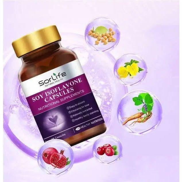 SORLIFE Soy isoflavone Capsules - Glam Global UKSORLIFE