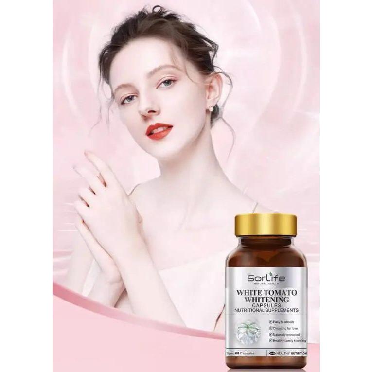 SORLIFE White Tomato whitening Capsules - Glam Global UKSORLIFE