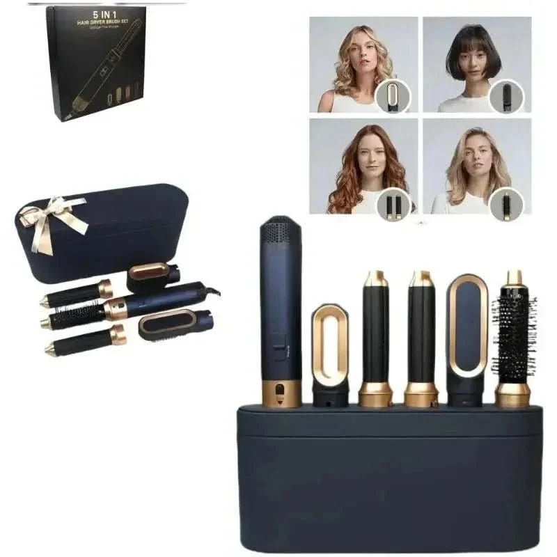 Straight Hair Set with Electric Curler – Dual - Use Styling Tool for Straightening &amp; Curling - Glam Global UKGlam Global UK