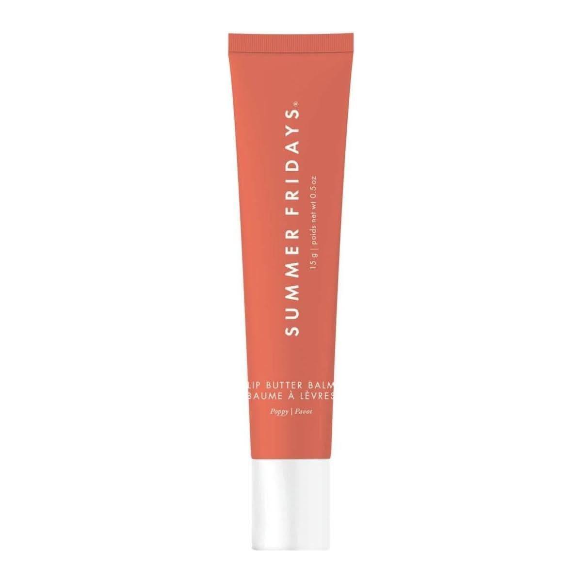 Summer Fridays Lip Butter Balm 15g - Poppy - Glam Global UKSummer Fridays