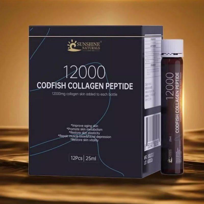 SUNSHINE NATURALS 12000 Codfish Collagen Peptde - Glam Global UKSUNSHINE NATURALS