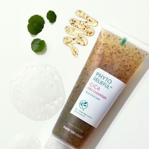 [THANK YOU FARMER] Phyto Relieful Cica Gel Cleanser 120ml - Glam Global UKTHANK YOU FARMER