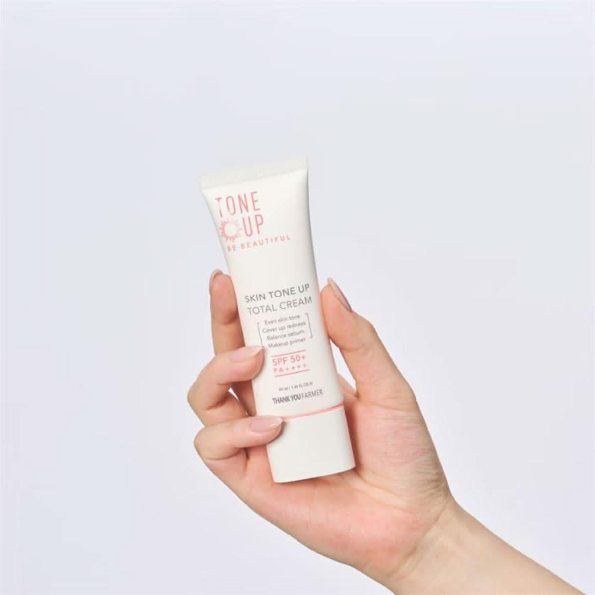 [THANK YOU FARMER] Skin Tone Up Total Cream 40ml - Glam Global UKTHANK YOU FARMER