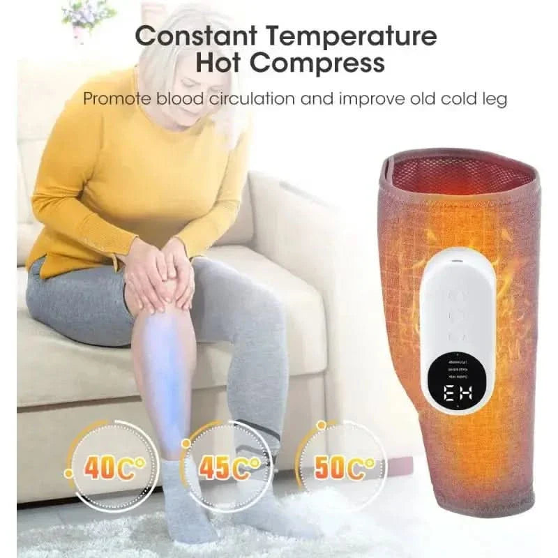 Three - Gear Automatic Air Pressure Leg Massager with Kneading & Hot Compress - Glam Global UKGlam Global UK