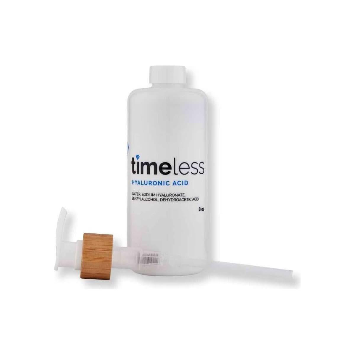 Timeless Skin Care Hyaluronic Acid 100% Pure Serum - 240ml - Glam Global UKTimeless Skin Care