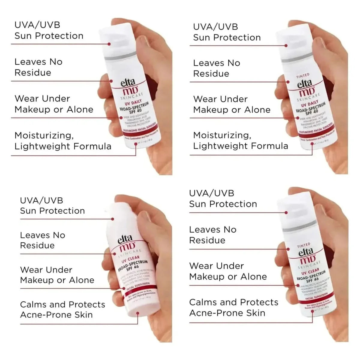 Eltamd Tinted Facial Sunscreen for Sensitive Skin - Glam Global UKEltaMD