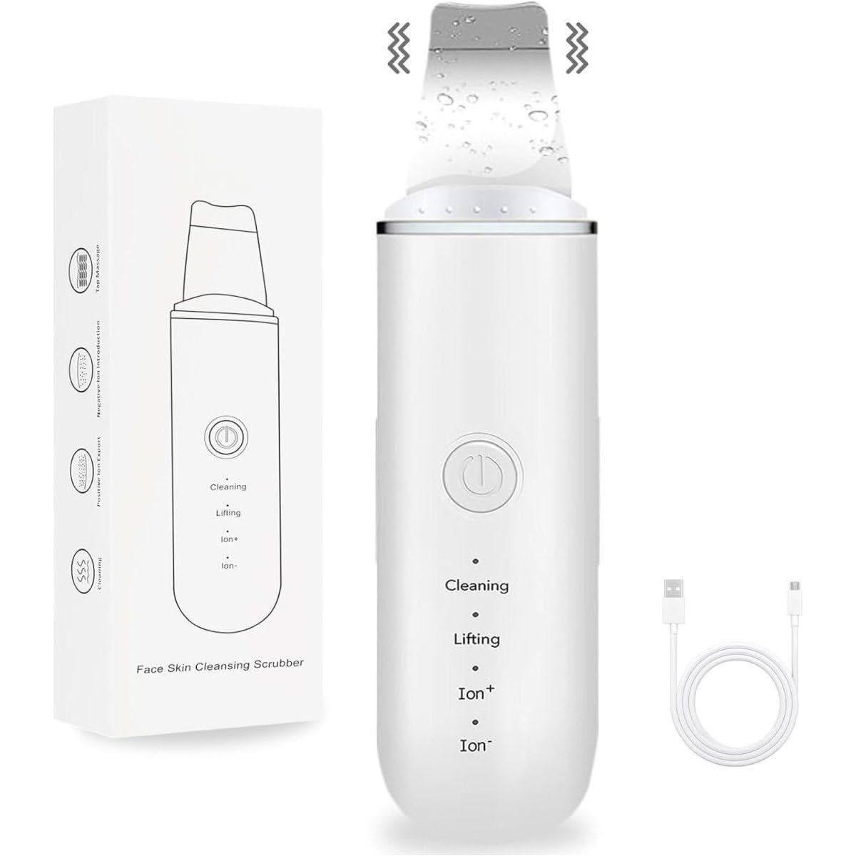 Xawy Ultrasonic EMS Facial Skin Scrubber - Advanced Cleansing System - Glam Global UKXawy