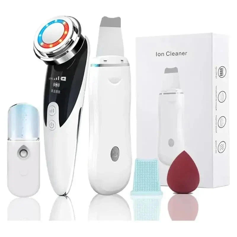 Ultrasonic Skin Scrubber – The Ultimate Solution for Radiant, Flawless Skin - Glam Global UKGlam Global UK