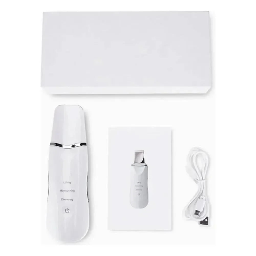 Ultrasonic Skin Scrubber Cleanser - Glam Global UKGlam Global UK