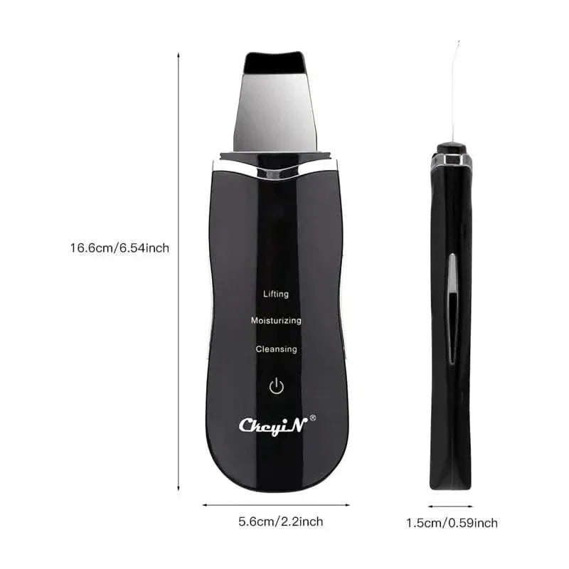 Ultrasonic Skin Scrubber + Skin Rejuvenation Nano Face Mist Steamer - Glam Global UKGlam Global UK