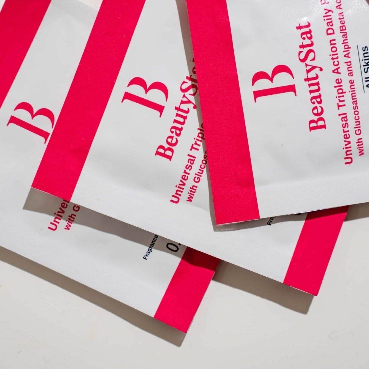 BeautyStat Universal Triple Action Daily Peel with Glucosamine and AHAs/BHAs - 10 Treatments - Glam Global UKBeautyStat