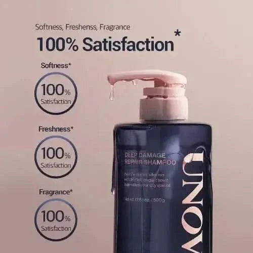 UNOVE DEEP DAMAGE REPAIR SHAMPOO 500ml - Glam Global UKUNOVE