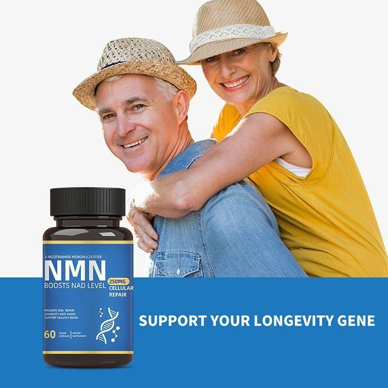 VGD NMN Anti - Aging Capsules with Resveratrol and Nicotinamide Mononucleotide - 60 Capsules - Glam Global UKVGD