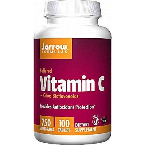Jarrow Formulas Vitamin C 750mg 100 Tablets – Buffered Vitamin C For Immunity