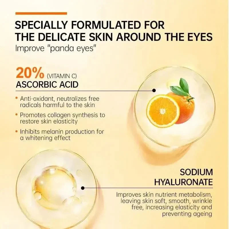 Joy Pretty Vitamin C Brightening Eye Cream – Anti - Dark Circles, Eye Bag & Puffiness Solution - Glam Global UKJoy Pretty