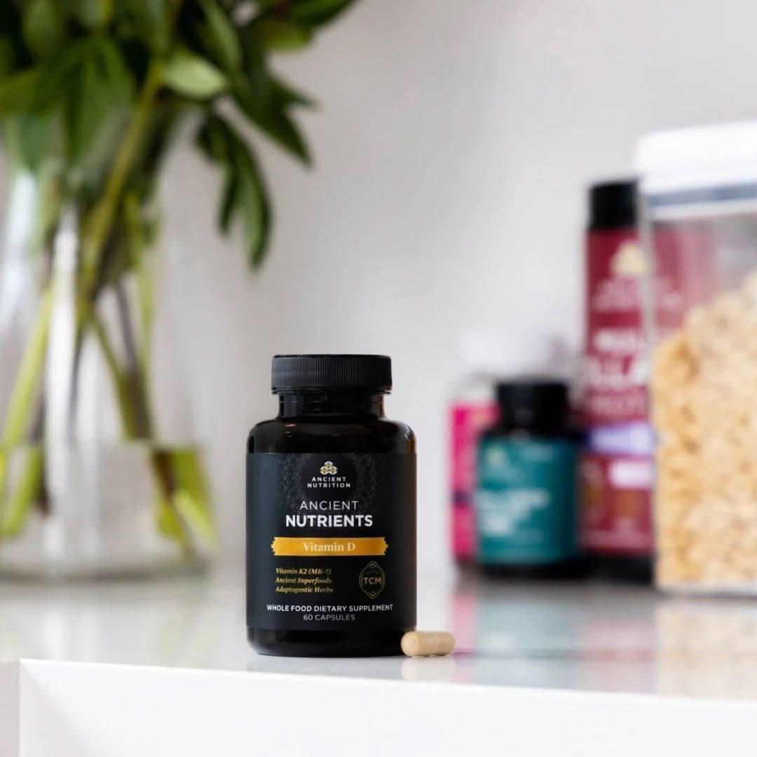 Ancient Nutrition Vitamin D - 60 Capsules - Glam Global UKAncient Nutrition