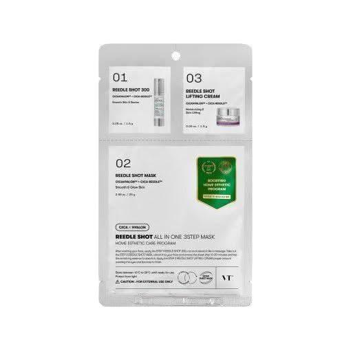 VT Reedle Shot All In One 3 Step Mask 1.5g+25g+1.5g - Glam Global UKVT