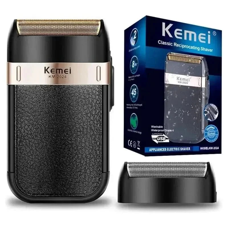 Waterproof Electric Men's Shaver – Rechargeable & Versatile Grooming Solution - Glam Global UKGlam Global UK