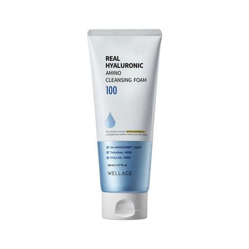 WELLAGE Real Hyaluronic Amino Cleansing Foam 150ml - Glam Global UKWELLAGE