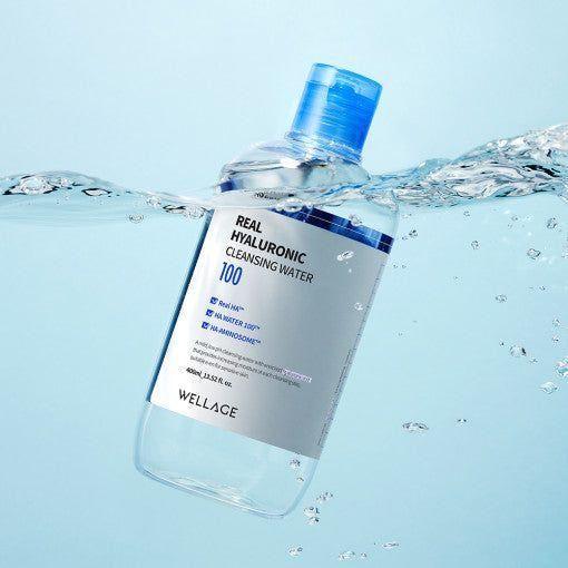 WELLAGE Real Hyaluronic Cleansing Water 400ml - Glam Global UKWELLAGE
