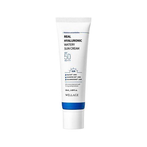 WELLAGE Real Hyaluronic Watery Sun Cream 50ml (SPF50+ / PA++++) - Glam Global UKWELLAGE