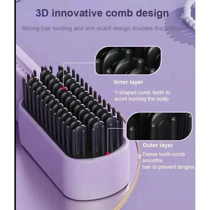 Wireless Hair Straightener Comb - Glam Global UKGlam Global UK