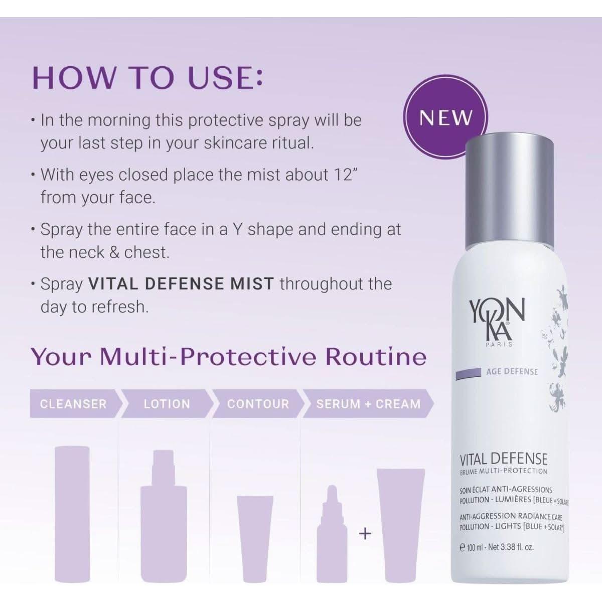 Yonka Paris | Vital Defense Brume Multi Protection Mist | 100ml - Glam Global UKYonKa Paris